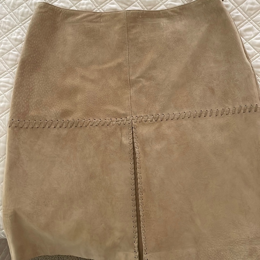Worth Collection suede skirt